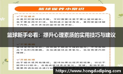 篮球新手必看：提升心理素质的实用技巧与建议